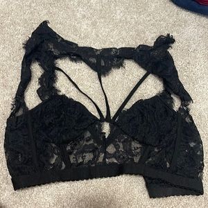 Black bralette
